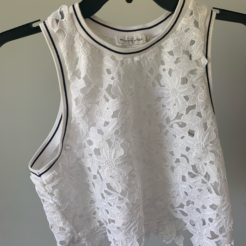 Abercrombie lace crop top